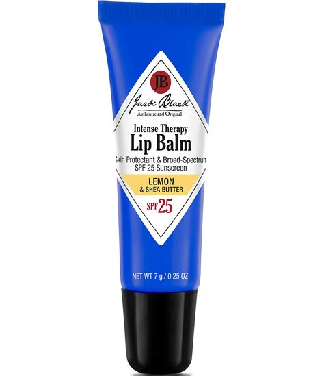 Jack Black Intense Therapy Lip Balm Lemon with SPF.